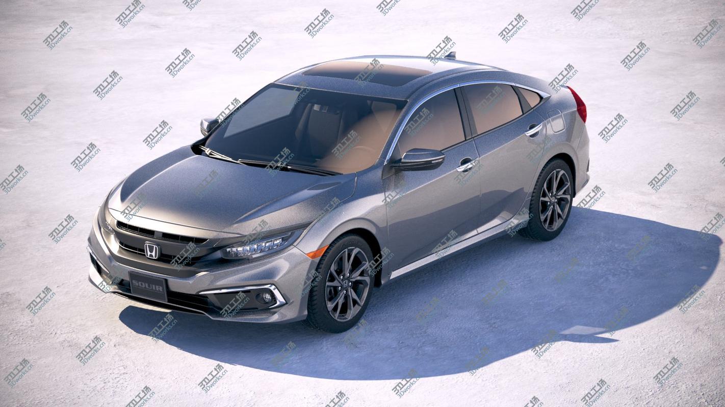 images/goods_img/2021040162/Honda Civic LED 2019 3D model/2.jpg
